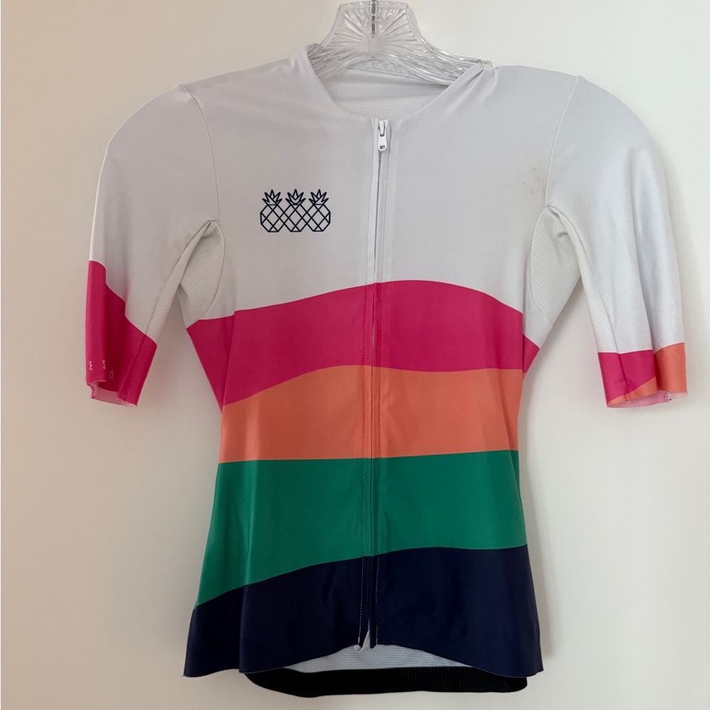 Tres Piñas Striped Cycling Jersey